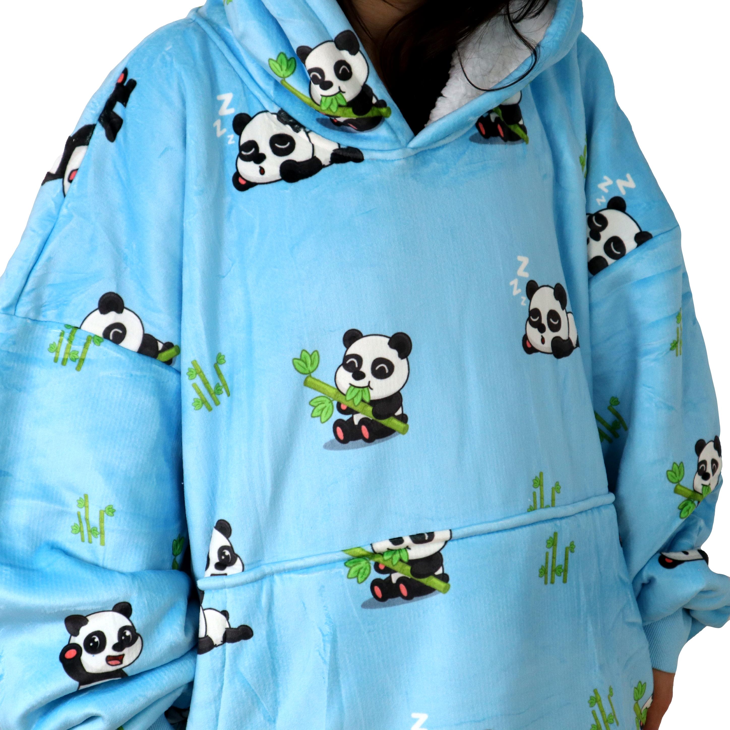 Panda with cheap hoodie